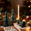 Marble Christmas Tree - Dual-Use Candle Holder, Natural Stone Holiday Decor for Home & Gift Giving