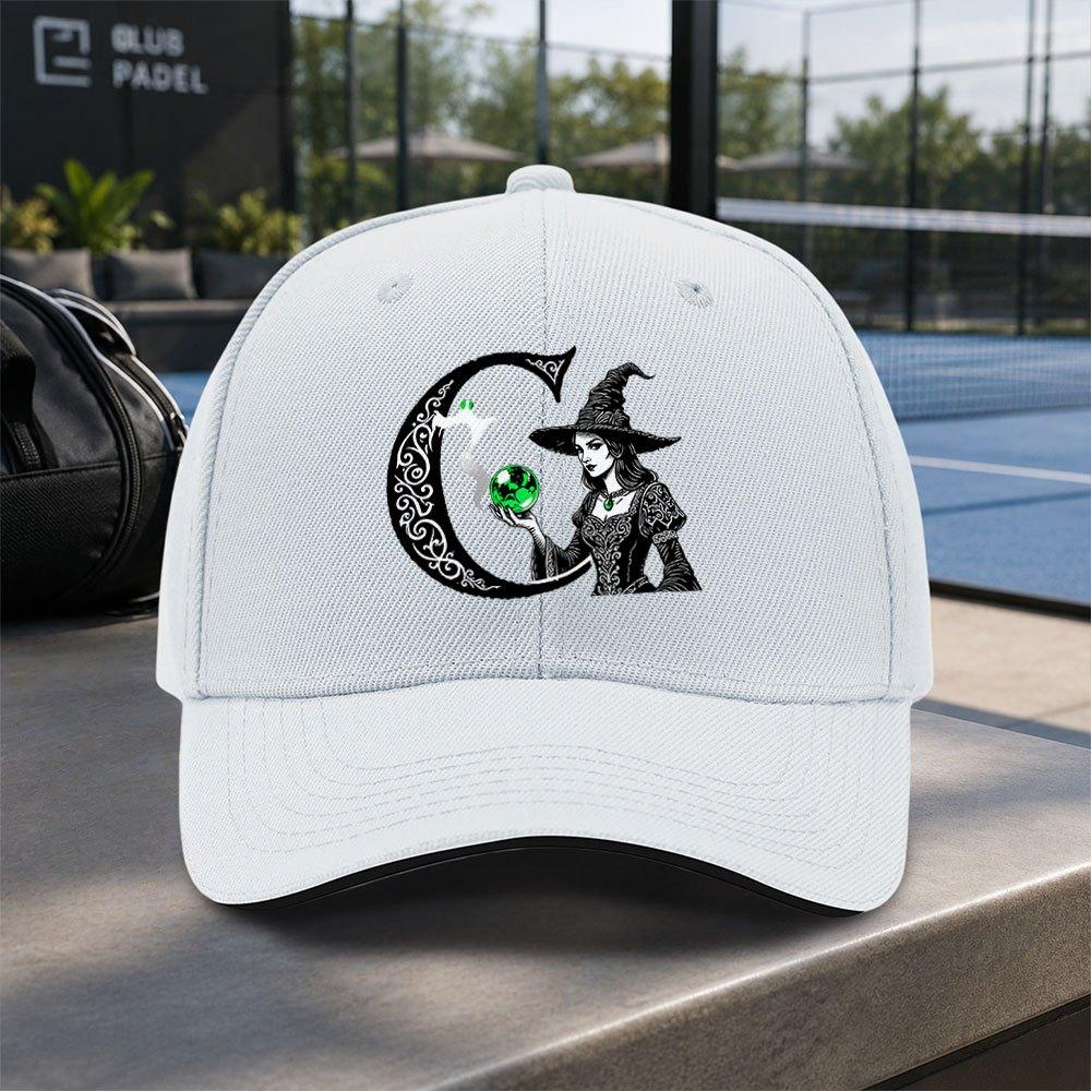 Witch Crystal Ball Pattern Adjustable Baseball Cap for Halloween Unisex Lightweight Outdoor Hat for Weddings  Parties
