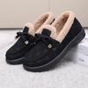 Winter new women's cotton shoes fleece thickened casual fashion Doudou shoes soft sole non-slip one pedal mother shoes
