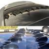 8Pcs Auto Car Shark Fin Spoiler Wing Decoration Antenna ABS Carbon Fiber Style