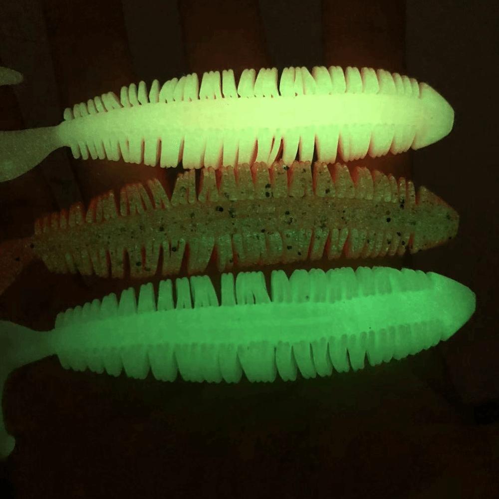 Double Colors Artificial Fishing Worms 7.5cm/10cm Size Jig Fishing Lures  For Carp Fishing