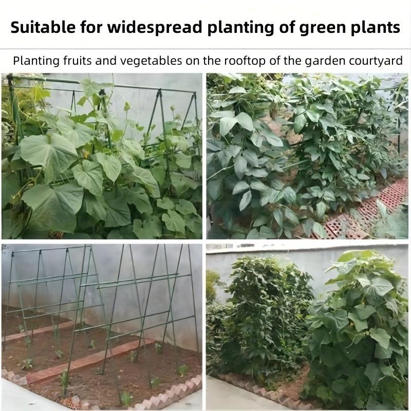 20/10pcs Green Plastic Garden Stakes - Durable Plant Support - Essential Lawn Tool for Healthy Growth, Plant Support Stakes|Stylish Garden Accessory