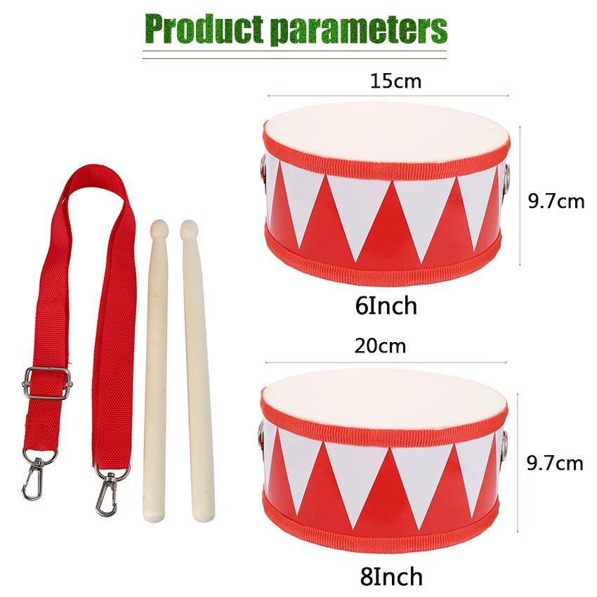 Drum Wood Kids Early Educational Musical Instrument For Children Baby Toys Beat Instrument Hand Drum Toys | Drum and Lyre Instrument | Drum Set