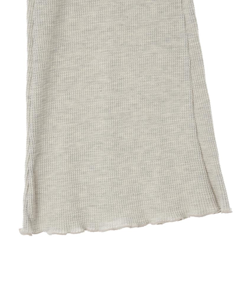 Iteoneolmomeonteu Waffle Bootcut Pants - Oatmeal
