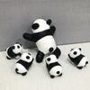 1Pcs Cute Panda Baby Shoe Charms Lovely Cartoon Stereoscopic Sandals Shoe Decoration Children DIY Slipper Hole Shoes Accessories