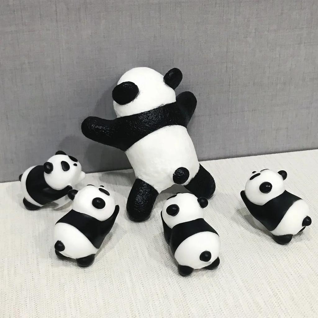 1Pcs Cute Panda Baby Shoe Charms Lovely Cartoon Stereoscopic Sandals Shoe Decoration Children DIY Slipper Hole Shoes Accessories
