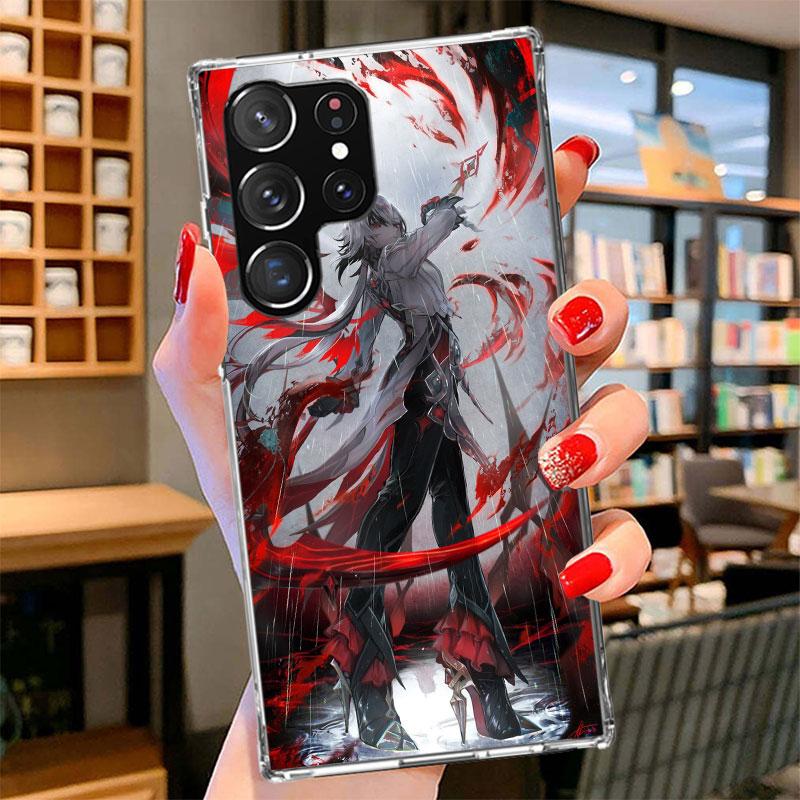 Arlecchino Genshin Impact Phone Case For Samsung Galaxy S26 S25 Edge S24 Ultra S23 S22 Plus S21 S20 FE Soft Fundas Shell Galaxy