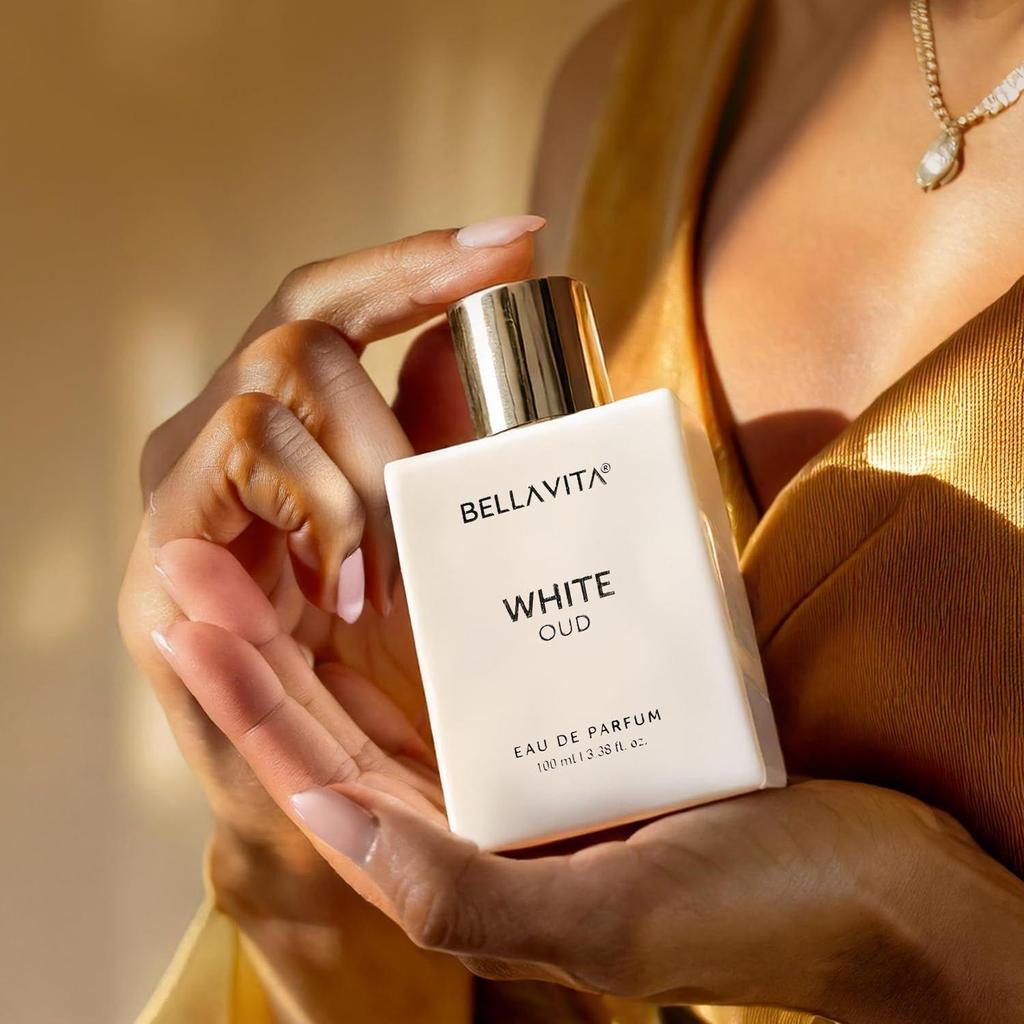 BELLAVITA White Oud Unisex | Long Lasting Perfume for Man and Woman | EDP 100ml