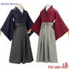 Rurouni Kenshin Himura Men's Red Kendo Kimono Anime Convention Halloween Costume