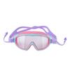 Kids Swimming Goggles Anti Fog Water Proof Wide View Swim Glasses for Children Purple Pink