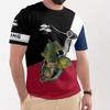 Summer Men's Fishing T-Shirts Short Sleeve 3d Fish Print Street T-Shirts Hip Hop Big Size Man Tees Loose Casual O-Neck Tops