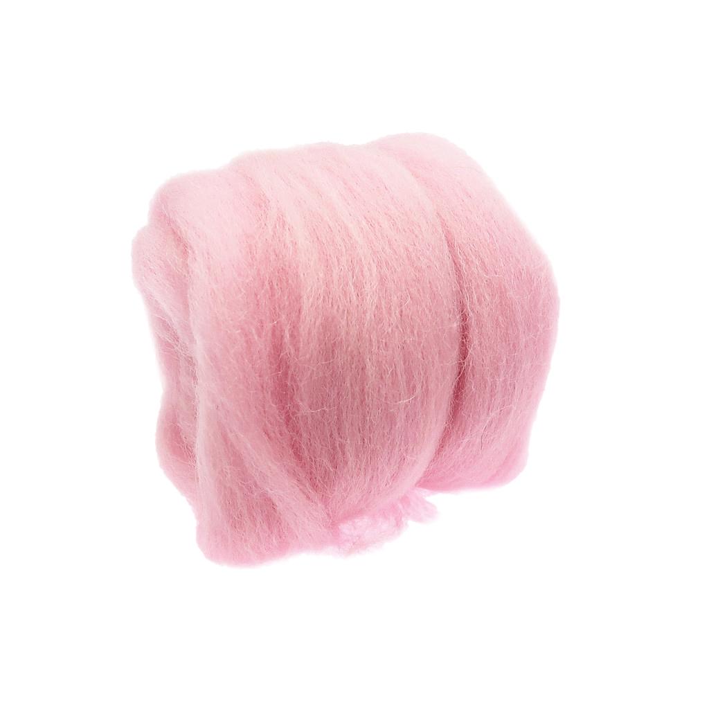 3Pcs Handmade Wool Felt Roving Fiber Weaving Materials 10g