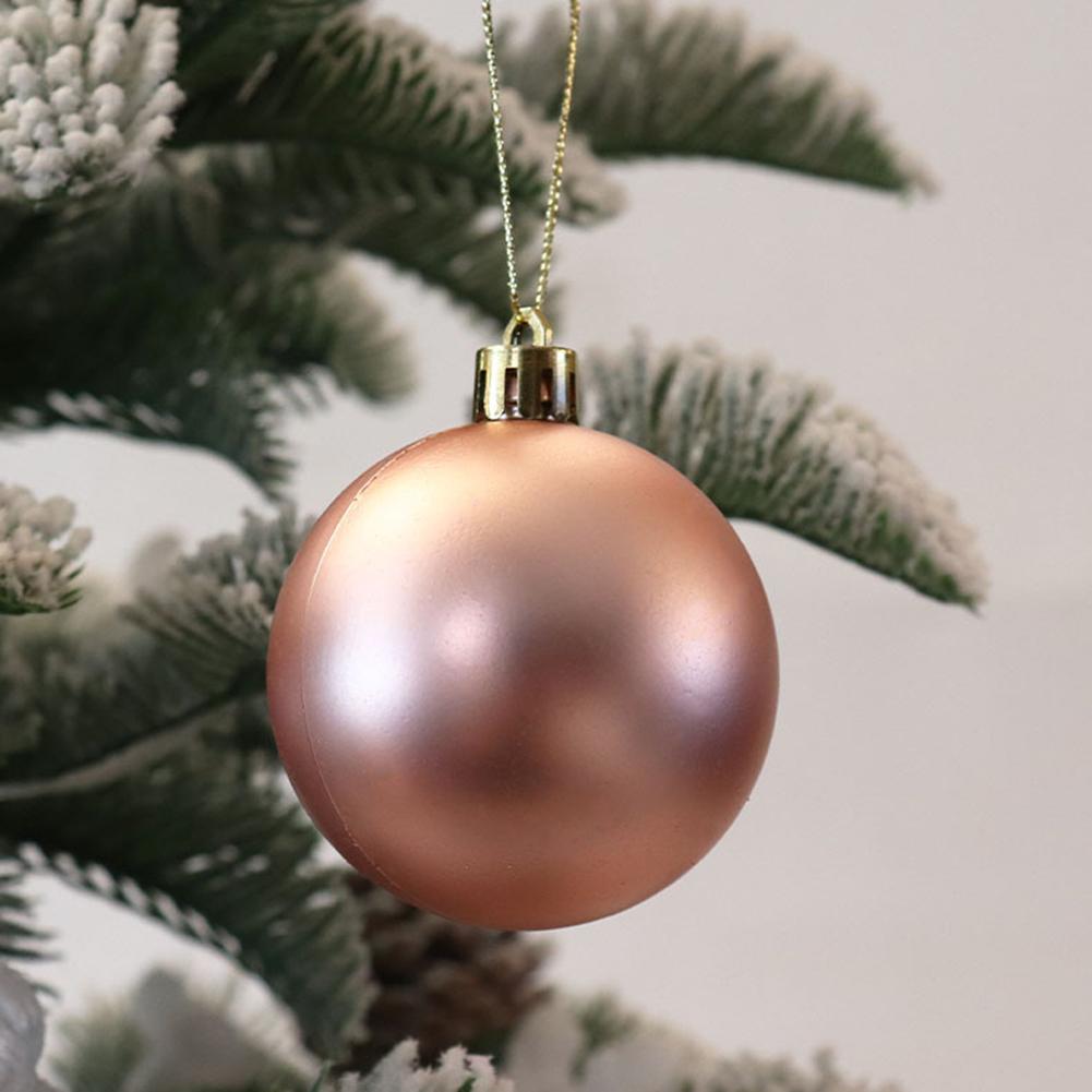 Christmas Balls, 6pcs 6cm/ 2.36inch Christmas Tree Ornaments Shatterproof Xmas Tree Baubles Christmas Ball Decorations for Home