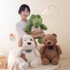 Cute Dog Bear Crocodile Doll Plush Toy Children Sleeping Pillow Doll Rag Doll Holiday Gift for Women