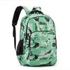Oxford Block Fashion Backpack With Durable Straps For Wear Daily