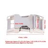 4pcs Glossy Finish Quick Release Clip Zinc Alloy Belt Buckle Metal Buckle  For DIY Craft