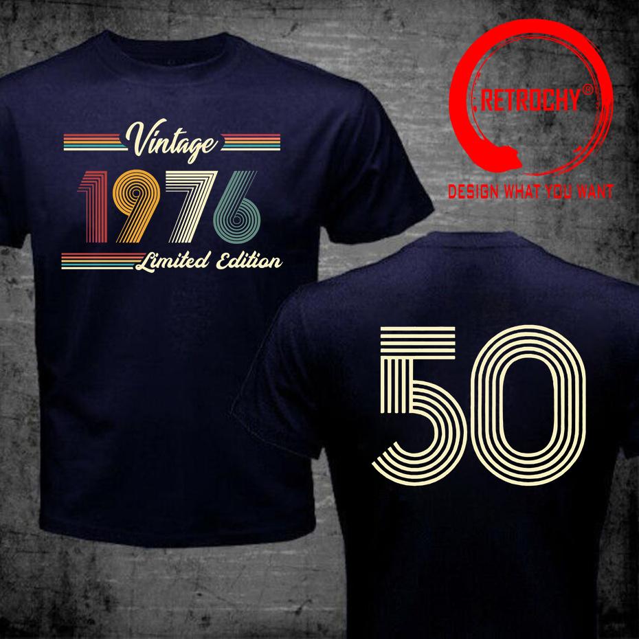 Classic 50th Birthday In 1976 Limited Edition Graphic T Shirt Unisex Unisex Vintage 1976 Original 50yearold Tshirt Retro Clothes