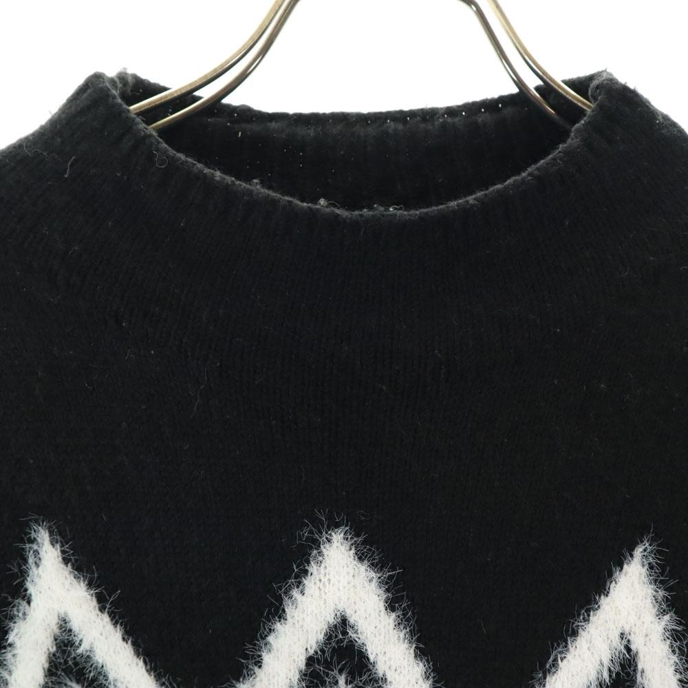 Banana Republic Ethnic Pattern Long Sleeve Sweater M Black Knit Women Used