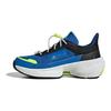 Adidas Anti Slip Wear Resistant Low Top Kids Lifestyle Shoes Blue Silver Kids' Sneakers JQ2990