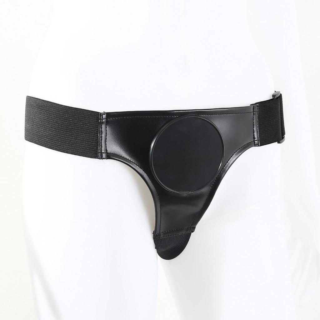 Lace Chastity Panties with Silicone Restraints & Neoprene SM Accessory for Adult Play