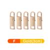 5/1 pz Tiracerniera staccabile universale Kit di riparazione per cerniere in metallo di ricambio per valigie, borse, vestiti e cursori per cerniere