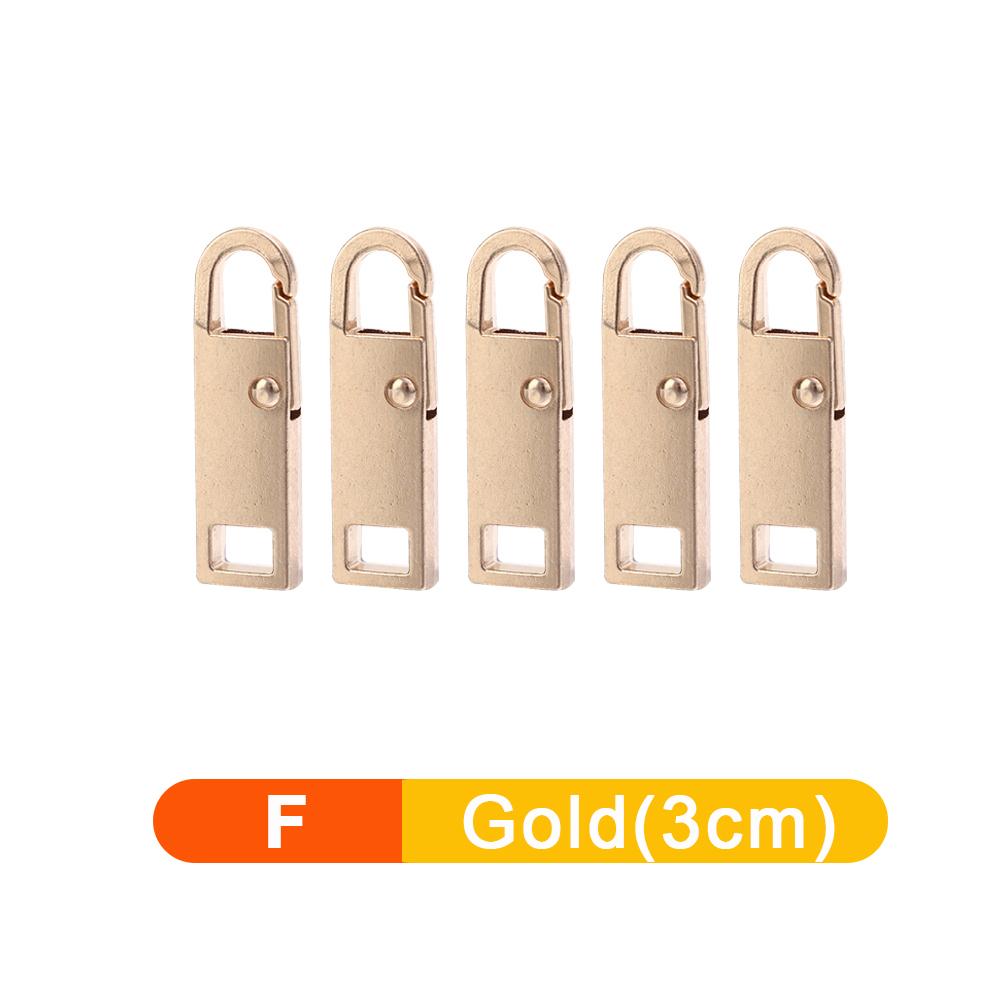 5/1 pz Tiracerniera staccabile universale Kit di riparazione per cerniere in metallo di ricambio per valigie, borse, vestiti e cursori per cerniere