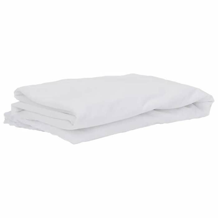 VidaXL Protège-matelas blanc 200x220 cm imperméable, drap de lit, literie, housse de drap-housse, drap-housse, housse de 4100164