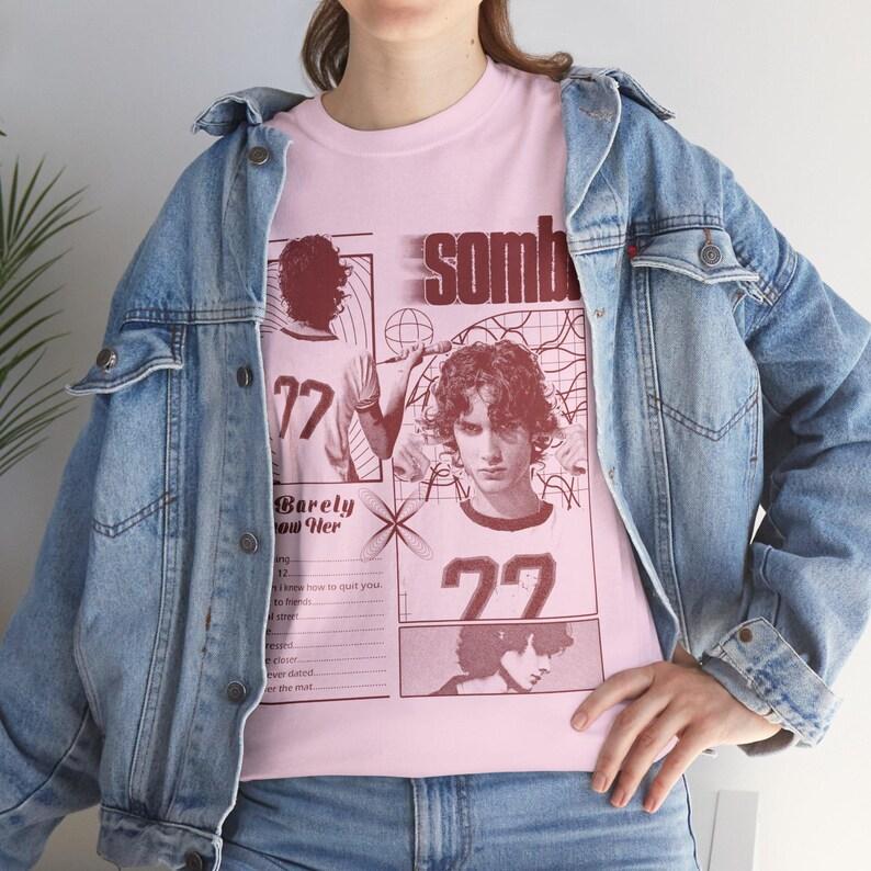 2026 Letní Móda Trendy Tričko Muži Ženy Vintage Top Sombr Tour Hudba Vintage Košile, Dárek pro Ženy a Muže Hip Hop Streetwear Oversized Tričko