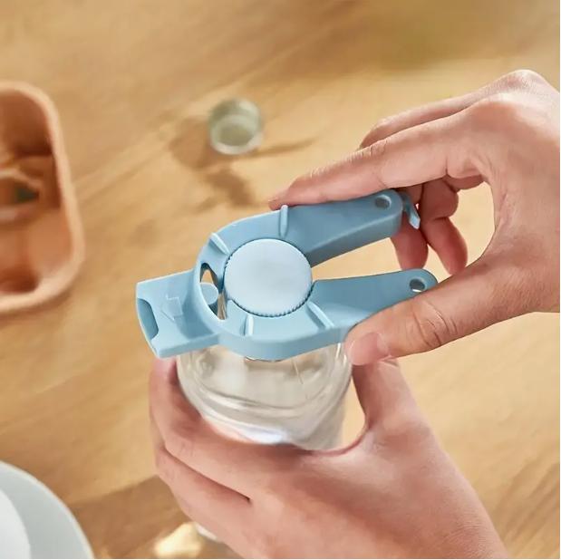 Apribottiglie Multifunzione Portatile Apribottiglie a Vite per Bottiglie d'Acqua Donne Mano Debole Rimuovi Coperchio Portatile Strumento di Apertura da Cucina Assist