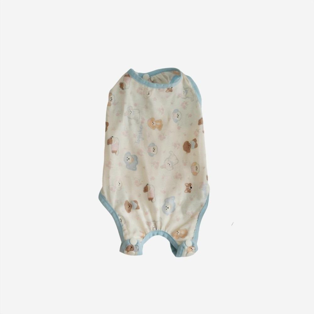 

Comfortable Cat Recovery Clothing High Elasticity Cat Jumpsuit Pet Anti-Licking Vest Pet Care S білий