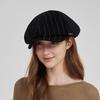 Kenmont Retro Linen Beret Peaked Hat for Women