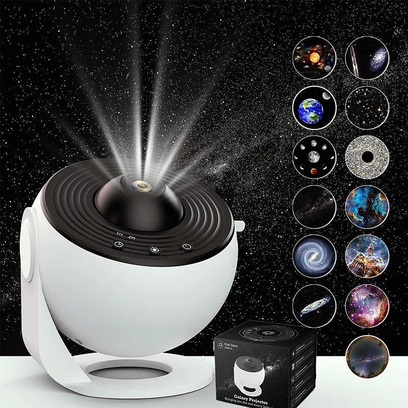 

Globe Milky Way Starry Sky Projector with HD Film Slides for Bedroom & Living Room Atmosphere Chinese Manual