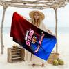 Supercell Customize Text Beach Towel High Absorbency & Quick-Dry Suitable for Swimming Gym Camping Yoga Vacation