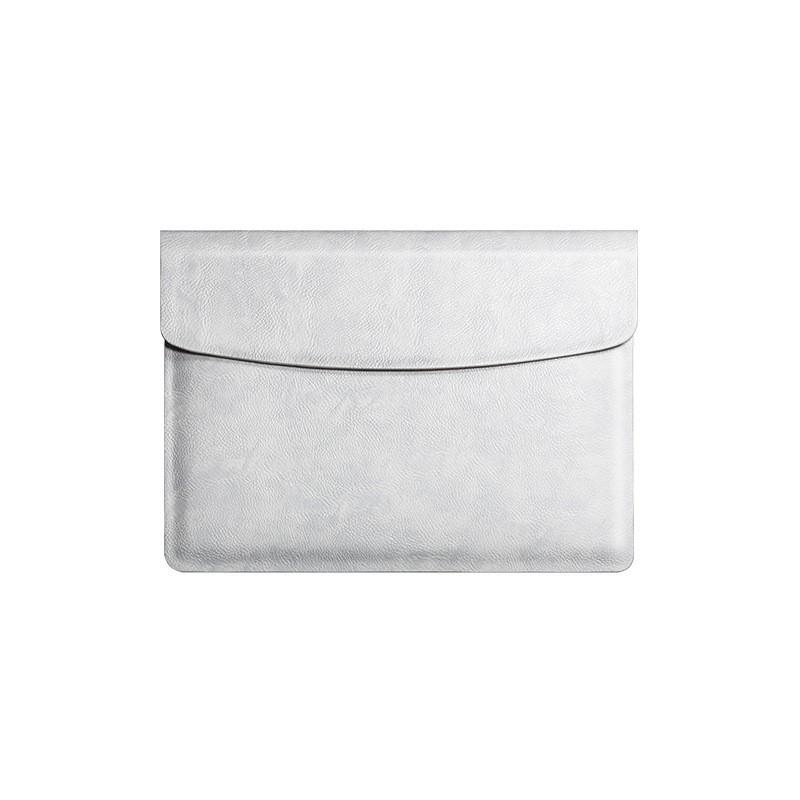 Premium Leather-Style Laptop Sleeve MacBook Air 13 14 16 Inch M1 M2 With Magnetic Flip Cover Shockproof Lining