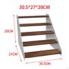 Acrylic Wood Display Stand Shelf Decorating Accessories for Cupcakes Perfumes Figurines Sturdy and