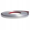DECORATIVE STRIP SILVER CHROME MAT 30mm SATIN FLEXIBLE SELF-ADHESIVE