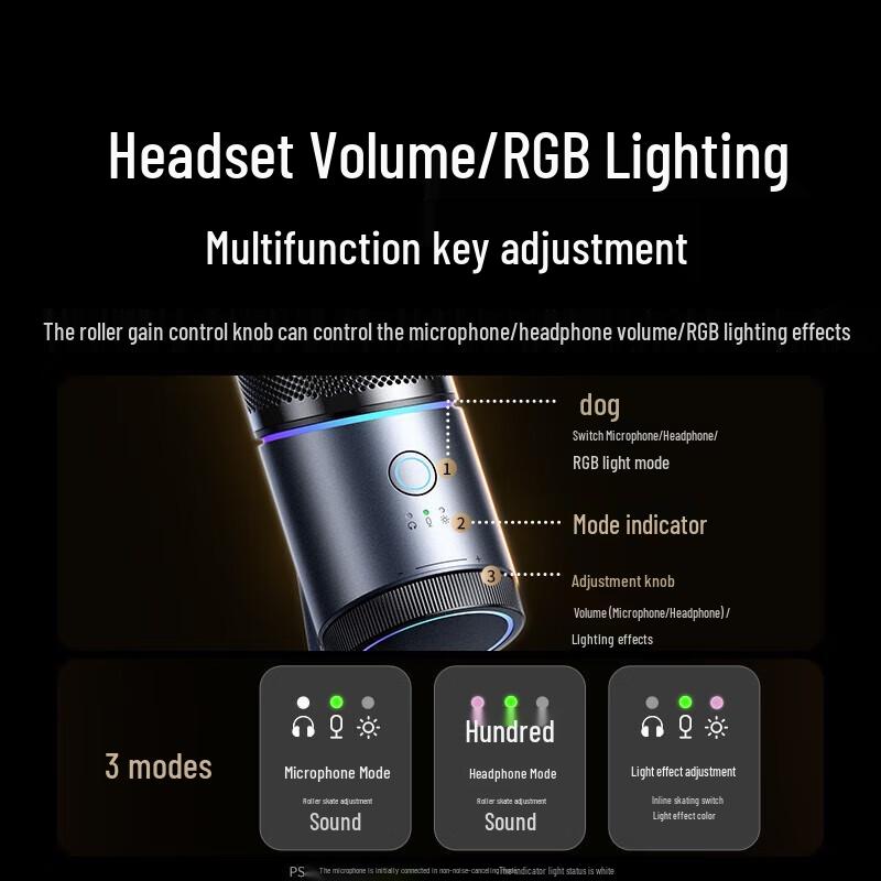 Ugreen USB Desktop Microphone with Boom Arm Stand