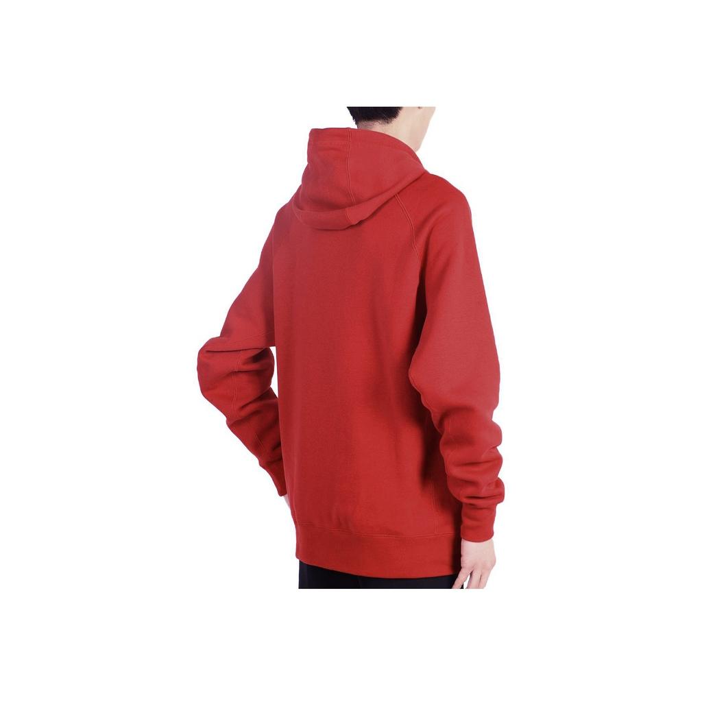 Jordan Solid Color Hoodie With Drawstring Long Sleeves Men Tops Red AQ1209-687