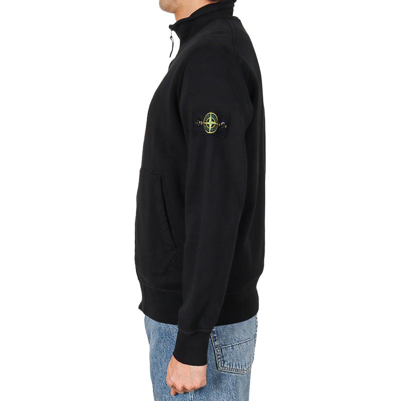STONE ISLAND Giacca da Uomo a Manica Lunga con Zip e Collo Alto, Patch Monocolore, Giubbotti L1S156100063S0051-V0029