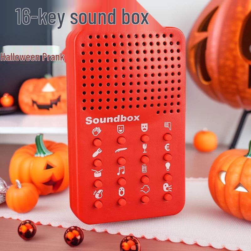 16-Key Christmas Sound Effects Prank Box - Party Prop Electronic Toy Gift