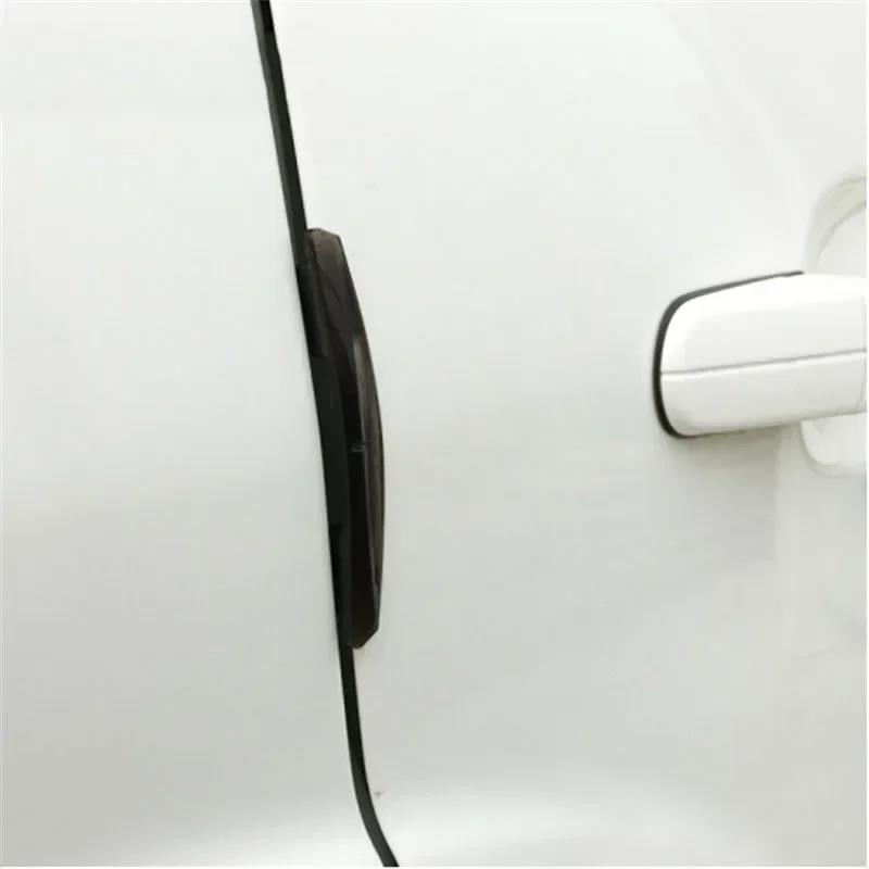 4Pcs/Set Car Door Side Anti-collision Decorative Guard Plate Anti-scratch Car Anti-collision Strip Interior Mirrors 6