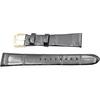 [SEIKO]SEIKO Watch Band 18mm DA08 Crocodile Black Men's