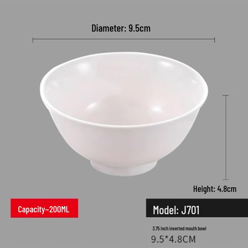 Yangge CLQ Melamine Small Bowl (18-Pack)