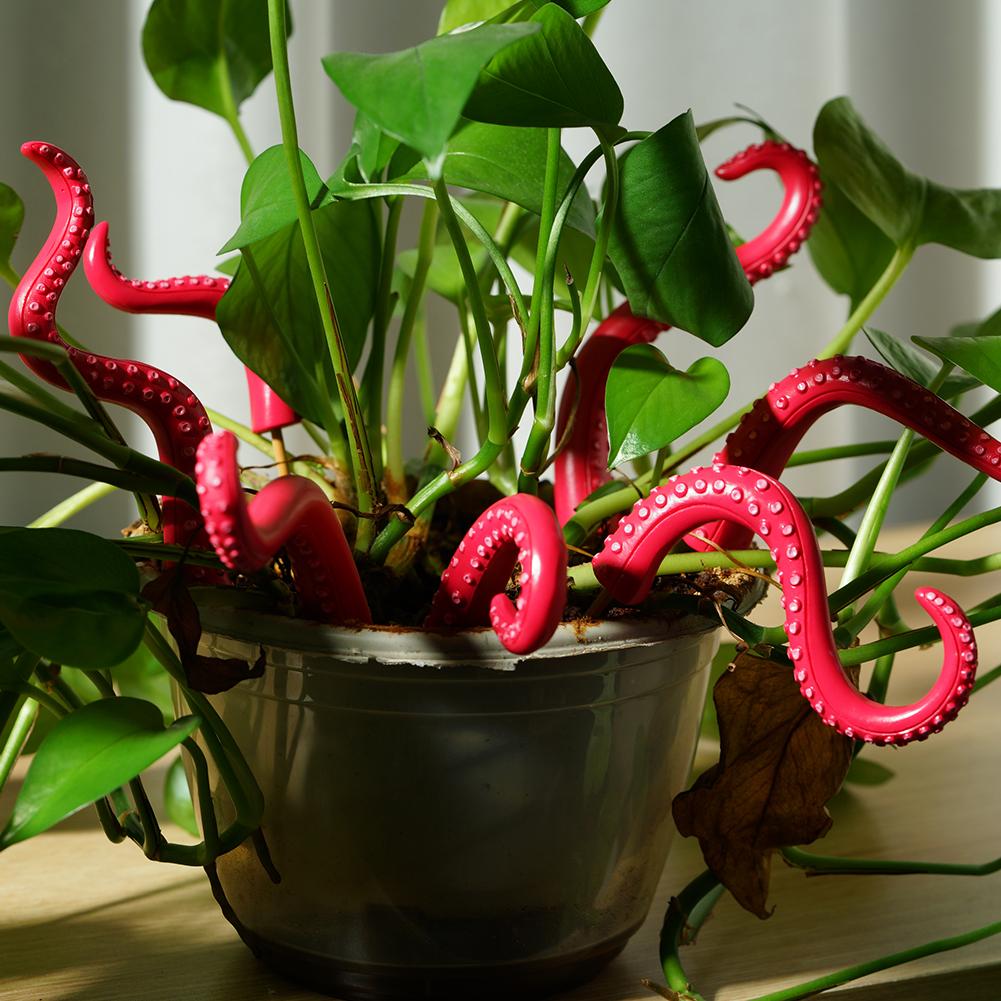 Meer Tentakel 7-teiliges Set Harz Dekoration Tentakel Pflanze Pfosten Dekoration Oktopus Pflanze Pfosten Blumentopf Dekoration