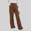 Children's Bell-Bottom Pants With Elastic Waistband And Pockets In Color