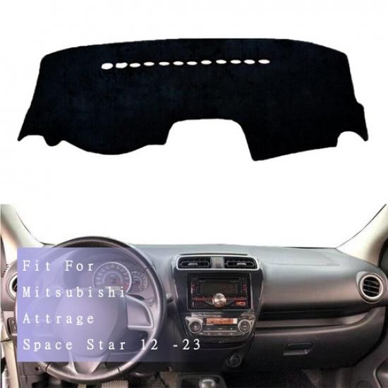 Best DashMat Cover Dashboard Non-slip For Mitsubishi Attrage Space Star 12 -23