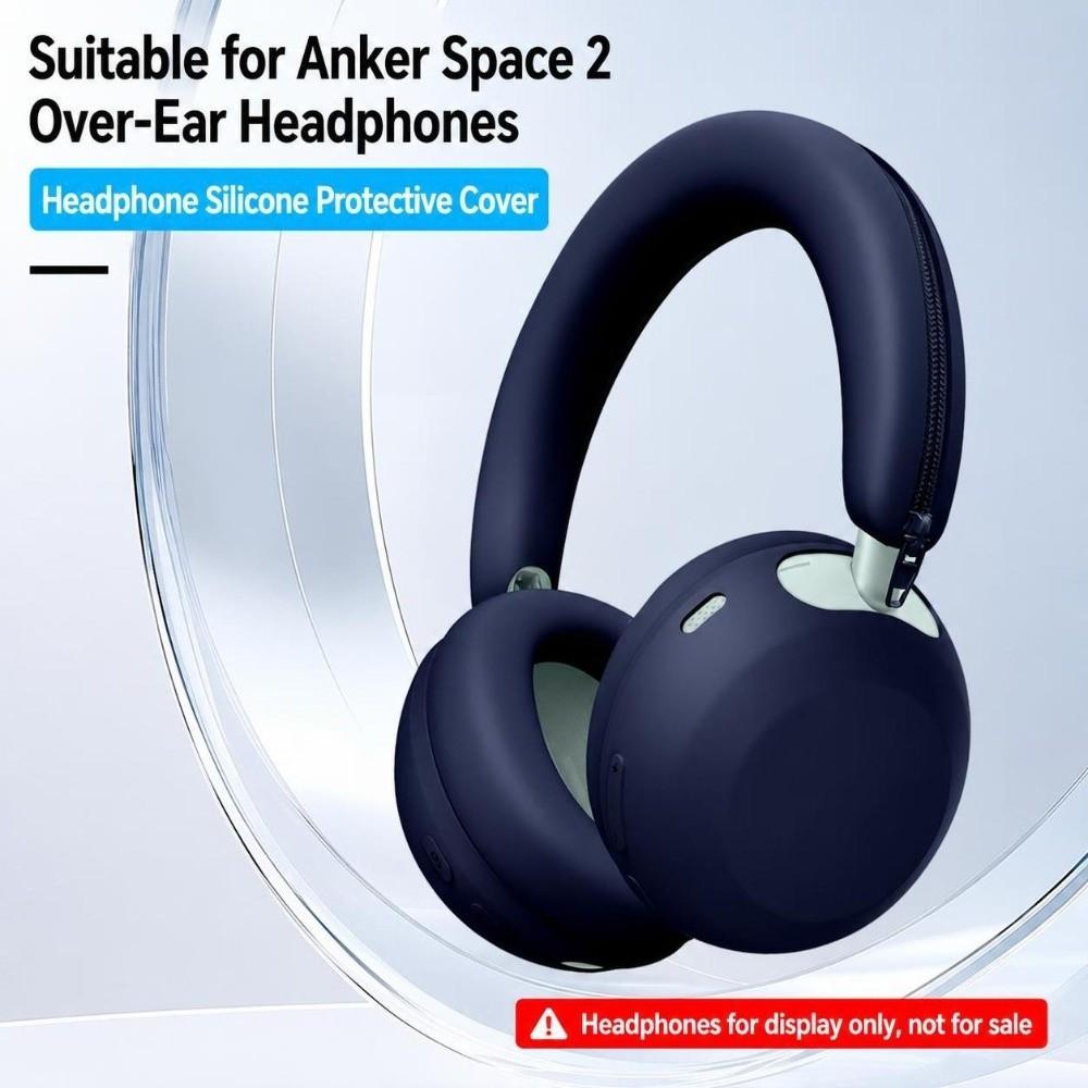 Silicone Headphone Cover Dustproof Headband Protector Headbeam Sleeve for Anker Space 2 Gaming