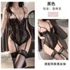 Sexy Lingerie Sexy Purple Perspective Suspender onesie Hot Hollow Couple Flirting Pajamas Uniform