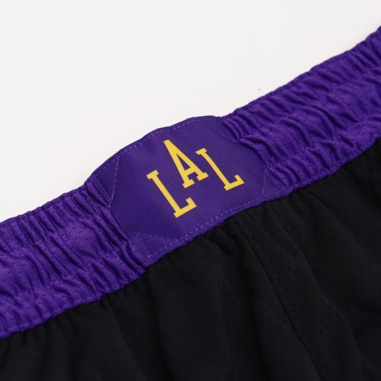 Nike Dri-FIT NBA Los Angeles Lakers Swingman City Edition Shorts 'Black Purple' Men's DX8706-010