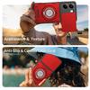 For Xiaomi Poco X7 Pro/Redmi Turbo 4 360°degree car mounted rotating magnetic ring holder phone case protective cover
